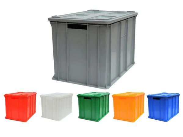 POJEMNIK PLASTIKOWY Z POKRYWĄ 60x40x41 - obrazek 6