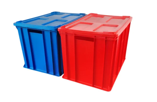 POJEMNIK PLASTIKOWY Z POKRYWĄ 60x40x41 - obrazek 3