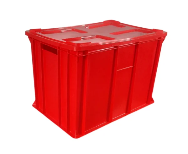 POJEMNIK PLASTIKOWY Z POKRYWĄ 60x40x41 - obrazek 4